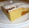 Torta alle pesche sciroppate